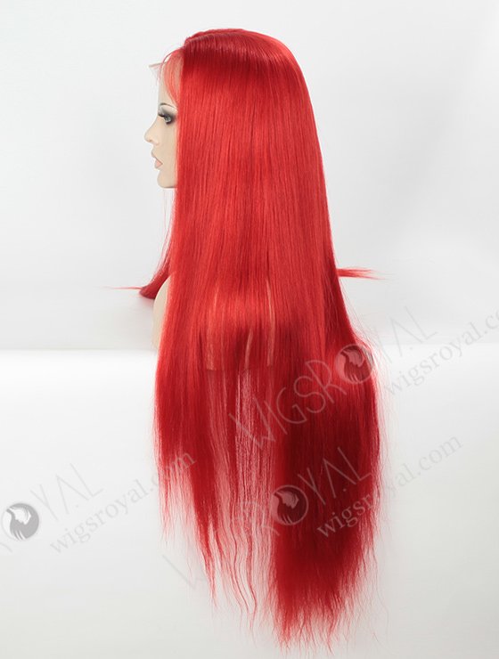 Super Long Hair Silky Straight Red Color Unprocessed Human Hair Wig WR-LW-102-4119