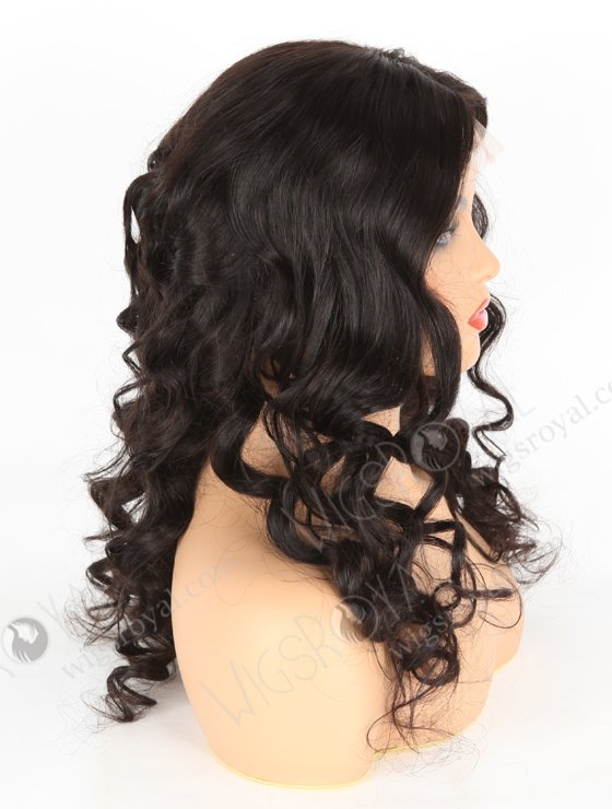 In Stock Indian Remy Hair 22" Ocean Wave Natural Color 5"×5" HD Lace Closure Wig CW-01026-3730