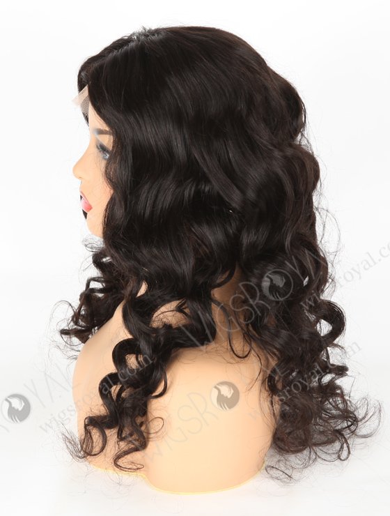 In Stock Indian Remy Hair 22" Ocean Wave Natural Color 5"×5" HD Lace Closure Wig CW-01026-3732