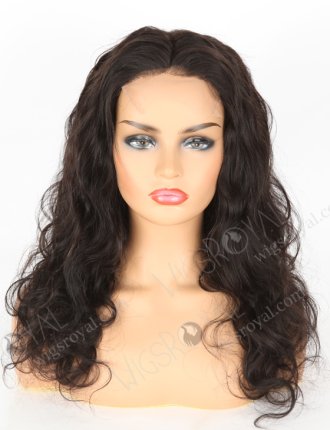 In Stock Indian Remy Hair 20" Body Wave Natural Color 5"×5" HD Lace Closure Wig CW-01021