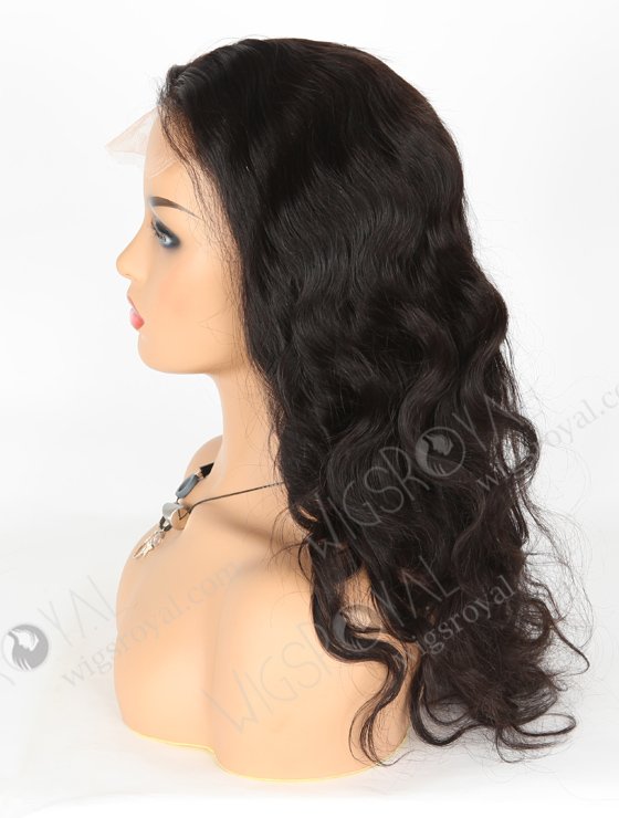 In Stock Indian Remy Hair 18" Body Wave Natural Color 5"×5" HD Lace Closure Wig CW-01020-3686