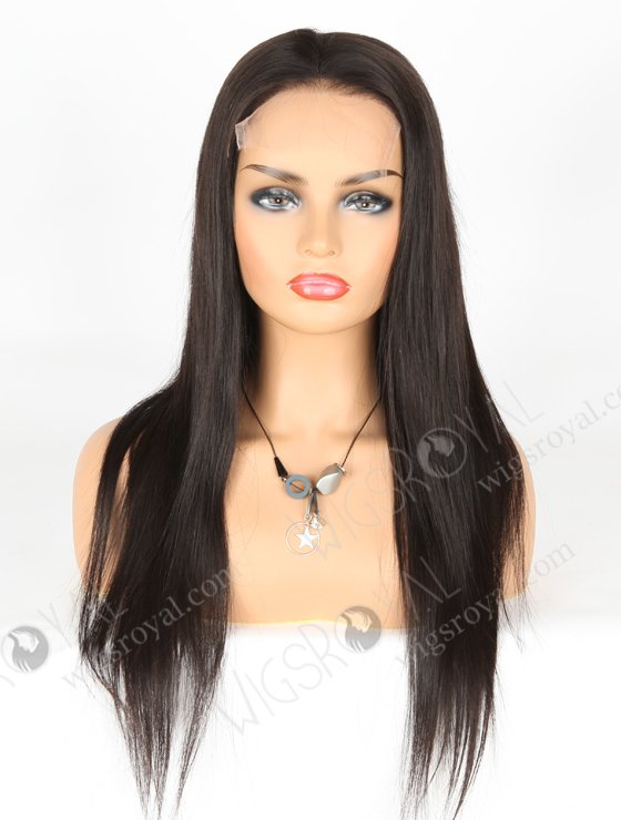 In Stock Indian Remy Hair 20" Straight Natural Color 5"×5" HD Lace Closure Wig CW-01018-3650