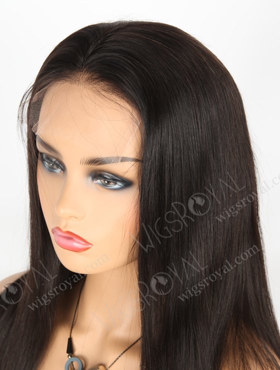 In Stock Indian Remy Hair 20" Straight Natural Color 5"×5" HD Lace Closure Wig CW-01018-3653