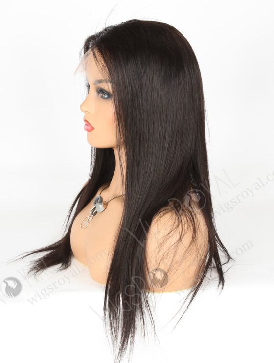 In Stock Indian Remy Hair 18" Straight Natural Color 5"×5" HD Lace Closure Wig CW-01017-3636
