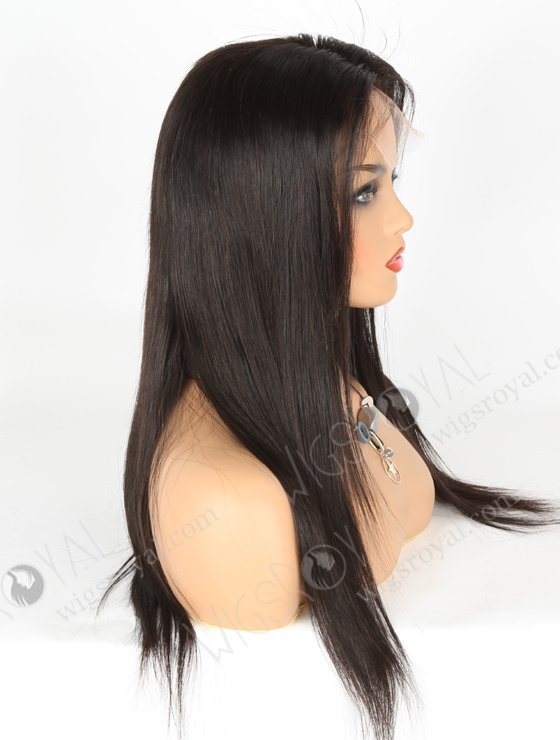 In Stock Indian Remy Hair 18" Straight Natural Color 5"×5" HD Lace Closure Wig CW-01017-3638