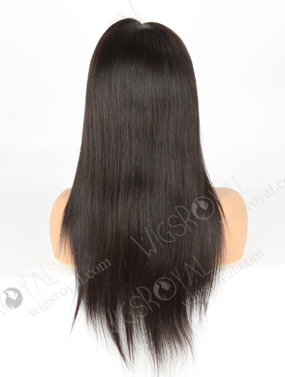 In Stock Indian Remy Hair 18" Straight Natural Color 5"×5" HD Lace Closure Wig CW-01017-3639
