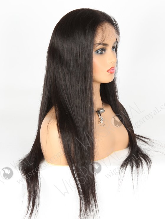 In Stock Indian Remy Hair 22" Straight Natural Color 5"×5" HD Lace Closure Wig CW-01019-3679