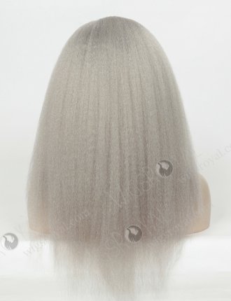 Grey Color Brazilian Virgin Human Hair Lace Wigs WR-LW-094
