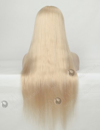 Silky Straight Long White Color European Virgin Hair Wigs WR-LW-099