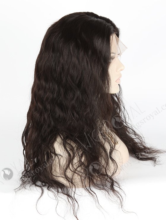 In Stock Malaysian Virgin Hair 20" Natural Straight Natural Color Silk Top Full Lace Wig STW-306-4047