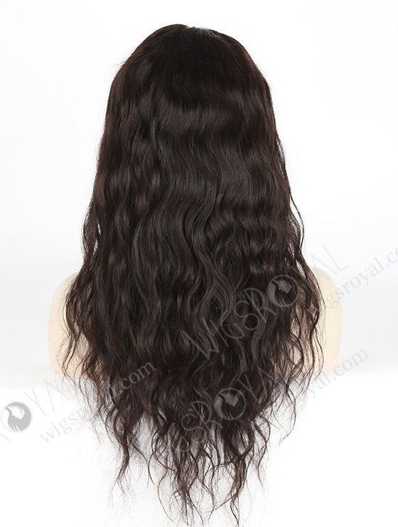 In Stock Malaysian Virgin Hair 20" Natural Straight Natural Color Silk Top Full Lace Wig STW-306-4046