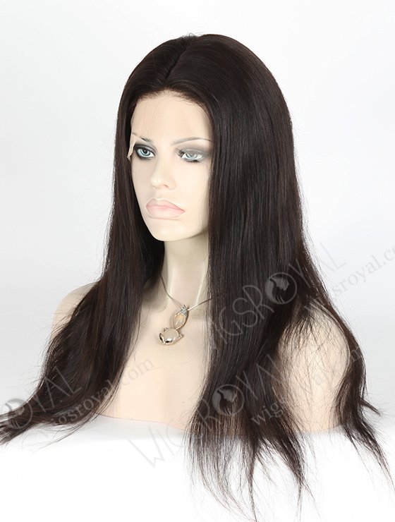 Hidden Knots Natural Scalp Silk Top Wigs | The Most Realistic Parting 18 Inch Straight Brazilian Hair Wig STW-319-3978