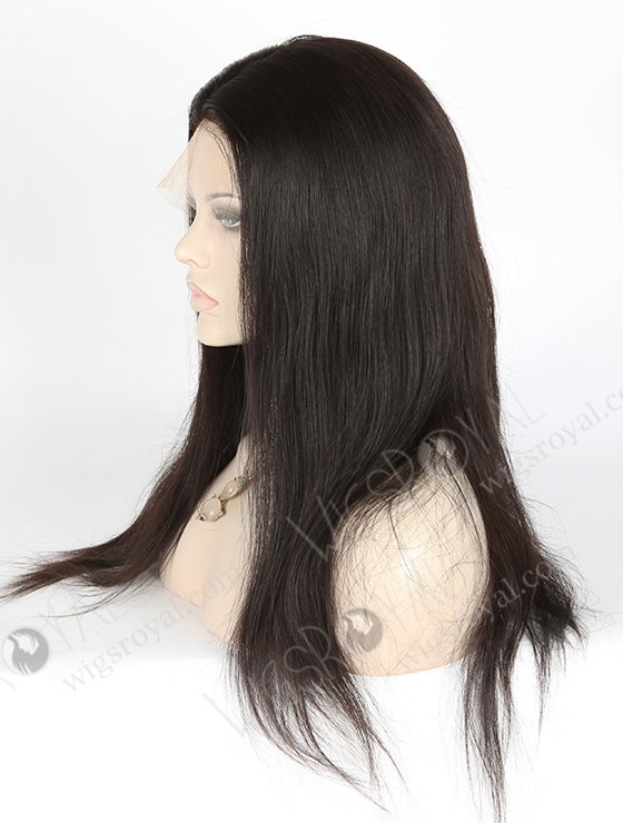 Hidden Knots Natural Scalp Silk Top Wigs | The Most Realistic Parting 18 Inch Straight Brazilian Hair Wig STW-319-3976