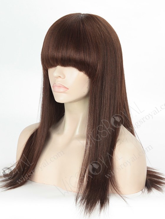Light Yaki Evenly Blended 3#/4# Color Malaysian Virgin Hair Wigs WR-LW-103-4130