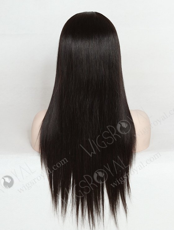 In Stock Malaysian Virgin Hair 20" Straight Natural Color Silk Top Full Lace Wig STW-310-4061