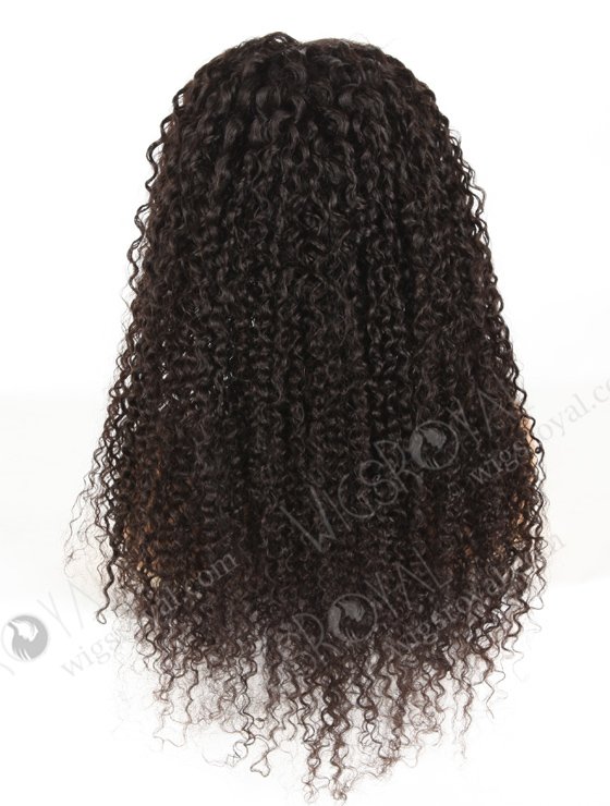 In Stock Brazilian Virgin Hair 26" Tight Curly Natural Color Lace Closure Wig CW-04005-4249