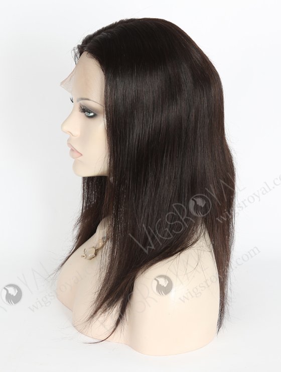 In Stock Brazilian Virgin Hair 14" Straight Natural Color Silk Top Full Lace Wig STW-430-4469