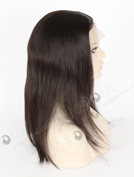 In Stock Brazilian Virgin Hair 14" Straight Natural Color Silk Top Full Lace Wig STW-431-4487