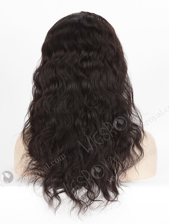 In Stock Indian Remy Hair 16" Natural Wave Natural Color 360 Lace Wig 360LW-01054-4613