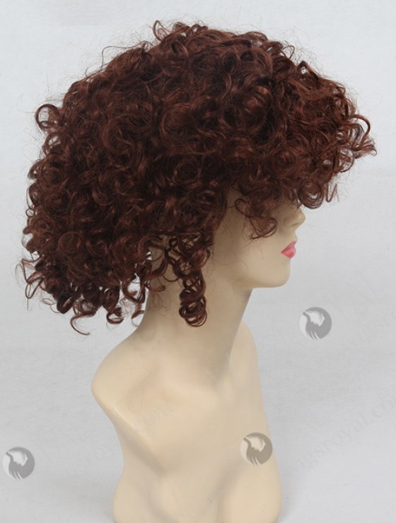 Chocolate Brown Hair Color Curly Wigs WR-GL-011-4328