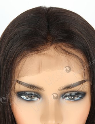 In Stock Indian Remy Hair 16" Straight Natural Color 360 Lace Wig 360LW-01006