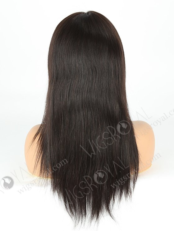 In Stock Indian Remy Hair 16" Straight Natural Color 360 Lace Wig 360LW-01006-4571
