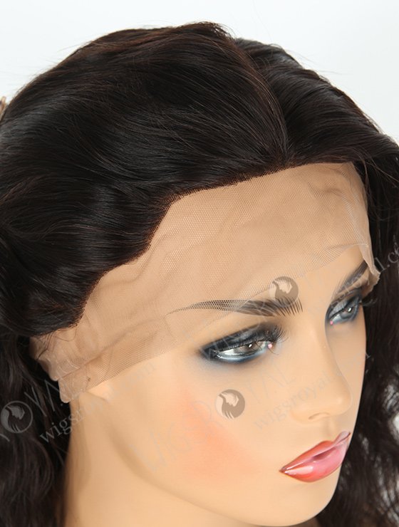 In Stock Indian Remy Hair 14" Natural Wave Natural Color 360 Lace Wig 360LW-01002-4462