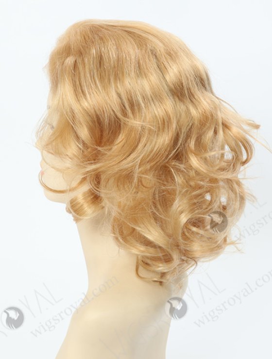 Short Curly Blonde Lace Wigs For White People WR-GL-018-4377