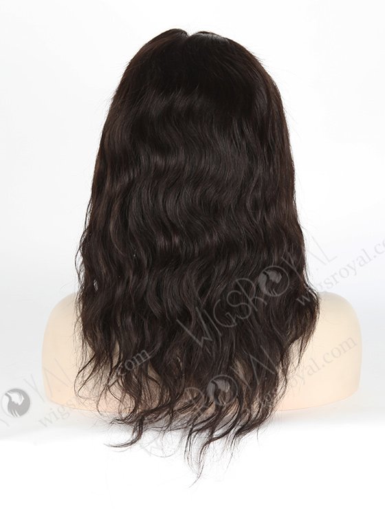 In Stock Brazilian Virgin Hair 14" Natural Wave Natural Color Silk Top Full Lace Wig STW-404-4507