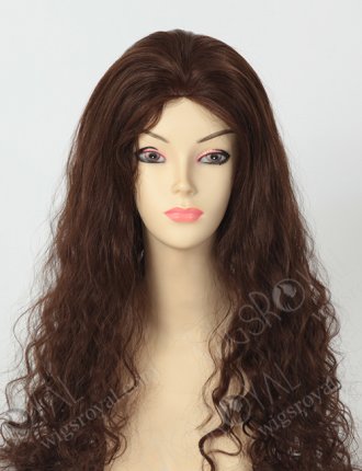 Wavy Human Hair Glueless Silk Top Full Lace Wig WR-GL-020
