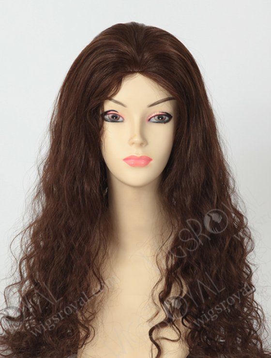 Wavy Human Hair Glueless Silk Top Full Lace Wig WR-GL-020-4390