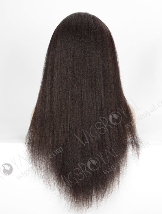 In Stock Indian Remy Hair 20" Kinky Straight Natural Color 360 Lace Wig 360LW-01019-5147