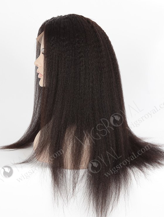 In Stock Indian Remy Hair 20" Italian Yaki Natural Color 360 Lace Wig 360LW-01020-5267