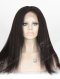 In Stock Indian Remy Hair 18" Italian Yaki Straight #1B Color 360 Lace Wig 360LW-01016