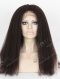 In Stock Indian Remy Hair 18" Italian Yaki Natural Color 360 Lace Wig 360LW-01013