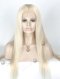 Long White Hair Full Lace Wig With Silk Top STW-825