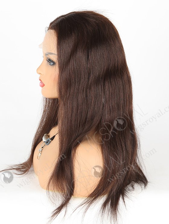 In Stock European Virgin Hair 18" Straight 2a# Color Silk Top Full Lace Wig STW-840-5309