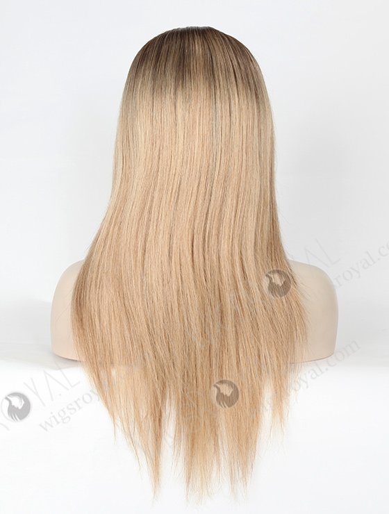 In Stock European Virgin Hair 16" Straight B116 Color Silk Top Full Lace Wig STW-830-5066