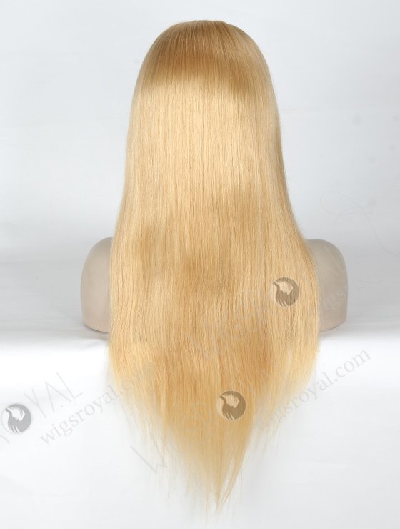Natural Hairline Light Ash Blonde Silk Top Full Lace Wig STW-710-4941