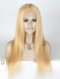 Natural Hairline Light Ash Blonde Silk Top Full Lace Wig STW-710