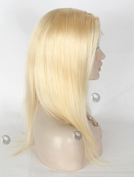 14 Inch Blonde 613 Human Hair Wig |Transparent Lace Silk Top Wig STW-820-5227