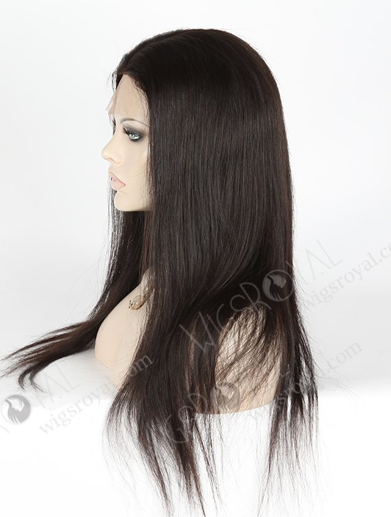 In Stock Brazilian Virgin Hair 20" Straight Natural Color Silk Top Full Lace Wig STW-407-4816