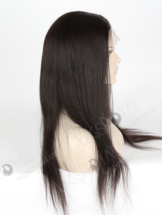 In Stock Brazilian Virgin Hair 20" Straight Natural Color Silk Top Full Lace Wig STW-413-4809