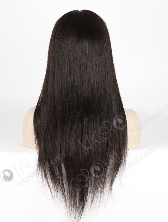 In Stock Brazilian Virgin Hair 20" Straight Natural Color Silk Top Full Lace Wig STW-407-4818