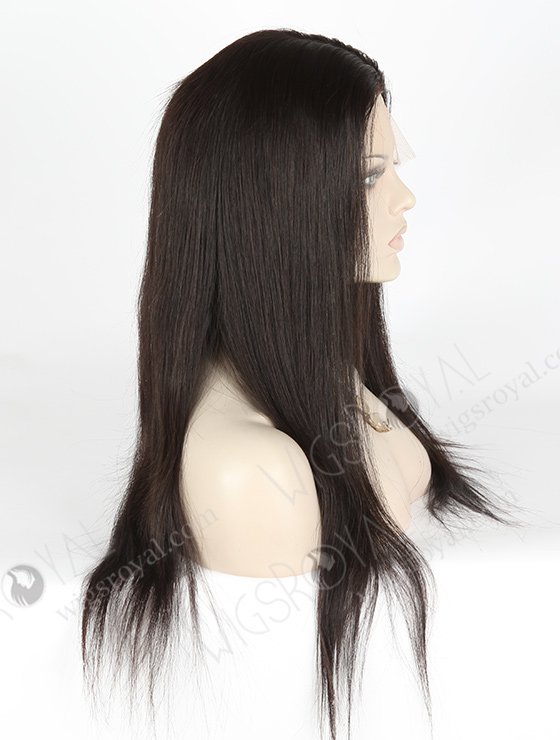 In Stock Brazilian Virgin Hair 20" Straight Natural Color Silk Top Full Lace Wig STW-422-4802