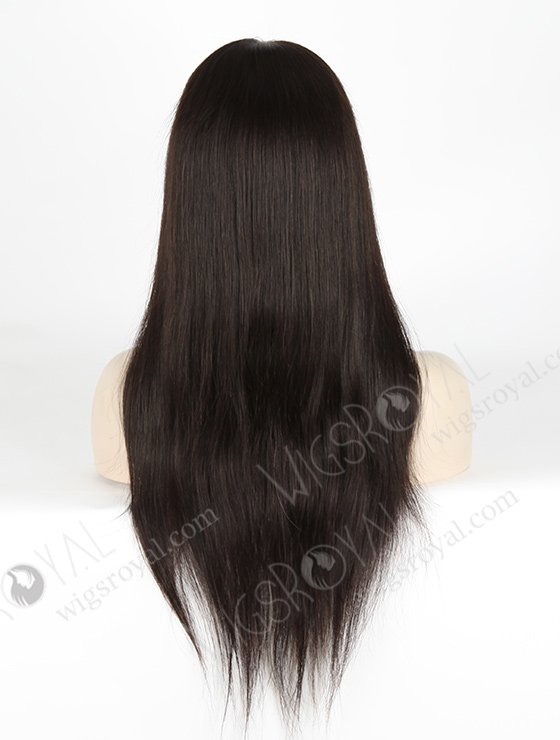 In Stock Brazilian Virgin Hair 20" Straight Natural Color Silk Top Full Lace Wig STW-422-4801