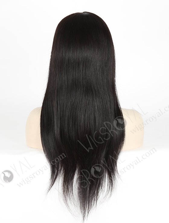 In Stock Brazilian Virgin Hair 18" Straight 1b# Color Silk Top Full Lace Wig STW-410-4763