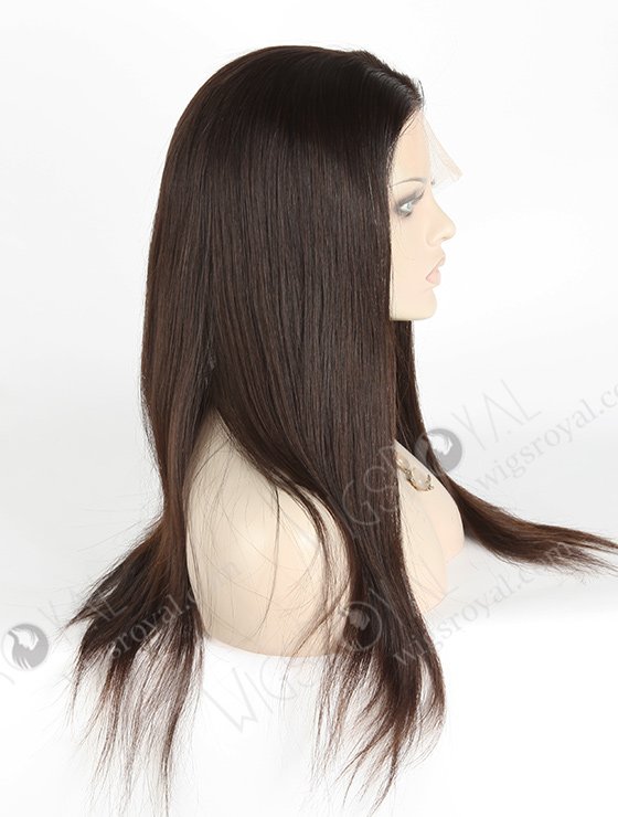In Stock European Virgin Hair 20" Natural Straight Natural Color Silk Top Full Lace Wig STW-816-5190