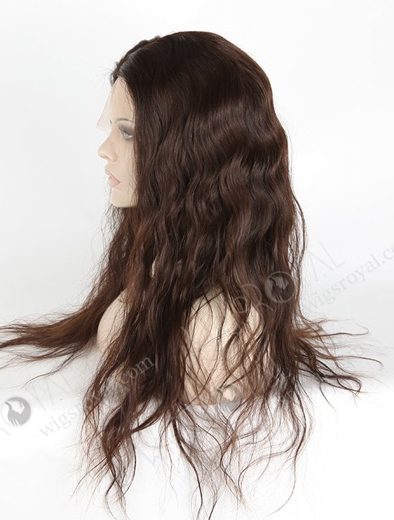 In Stock European Virgin Hair 22" Natural Wave Natural Color Silk Top Full Lace Wig STW-819-5216