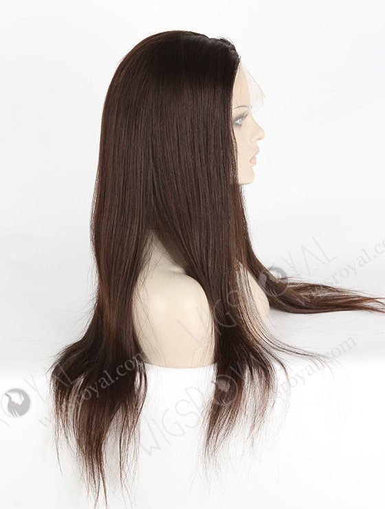 In Stock European Virgin Hair 22" Natural Straight Natural Color Silk Top Full Lace Wig STW-818-5209